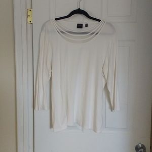 Rafaella Long Sleeve Top Size 2X